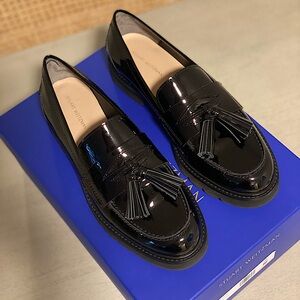 Stuart Weitzman Adrina Loafer Black Patent